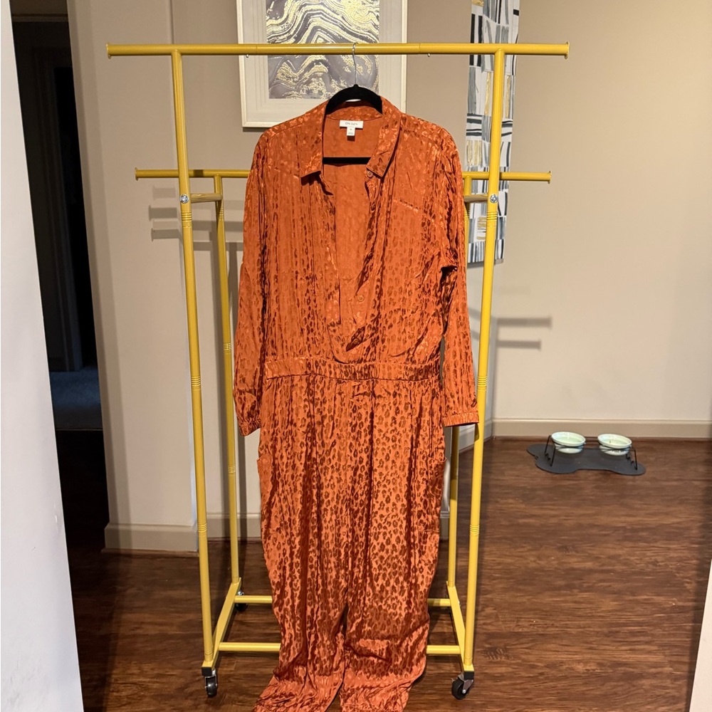 Women's Orange Jumpsuit